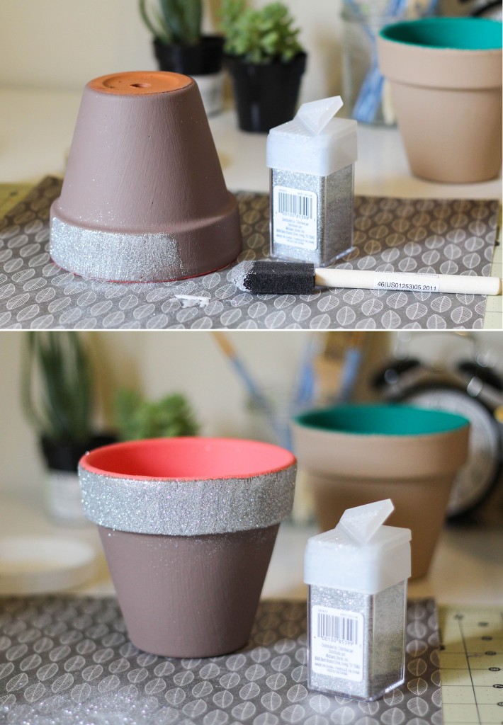 DIY Painted Planters | The Crafted Life
