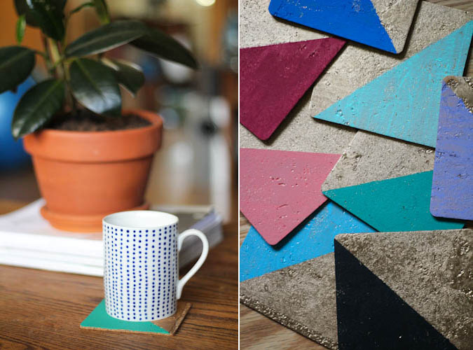 Painted Coasters | The Crafted Life