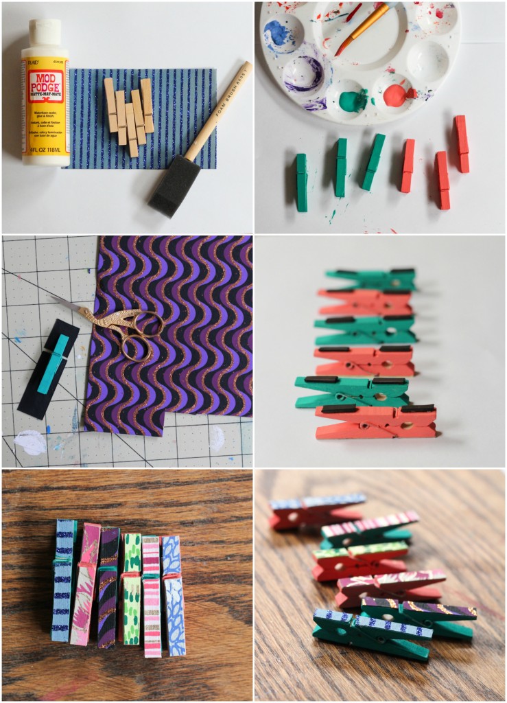 DIY Clothespin Magnets | The Crafted Life