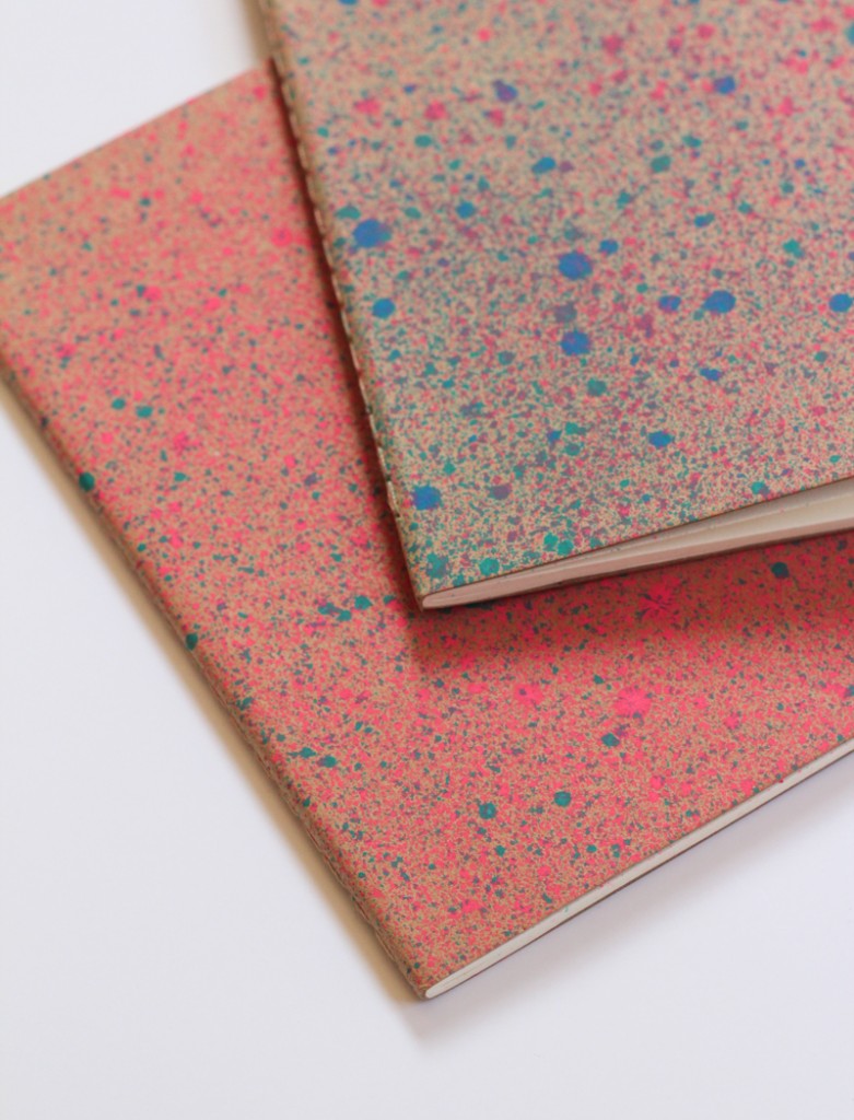 Paint Splattered Notebooks | The Crafted Life