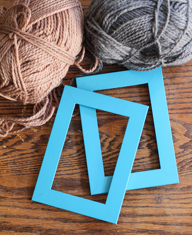 Yarn Wrapped Frames | The Crafted Life