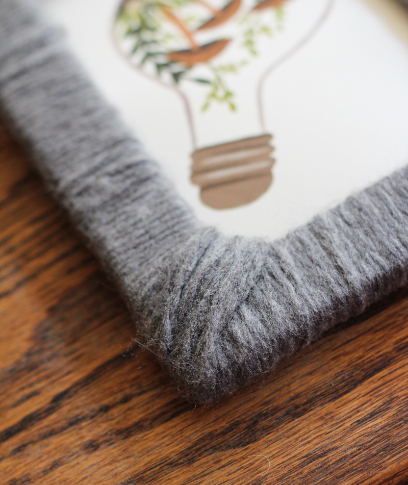 Yarn Wrapped Frames | The Crafted Life