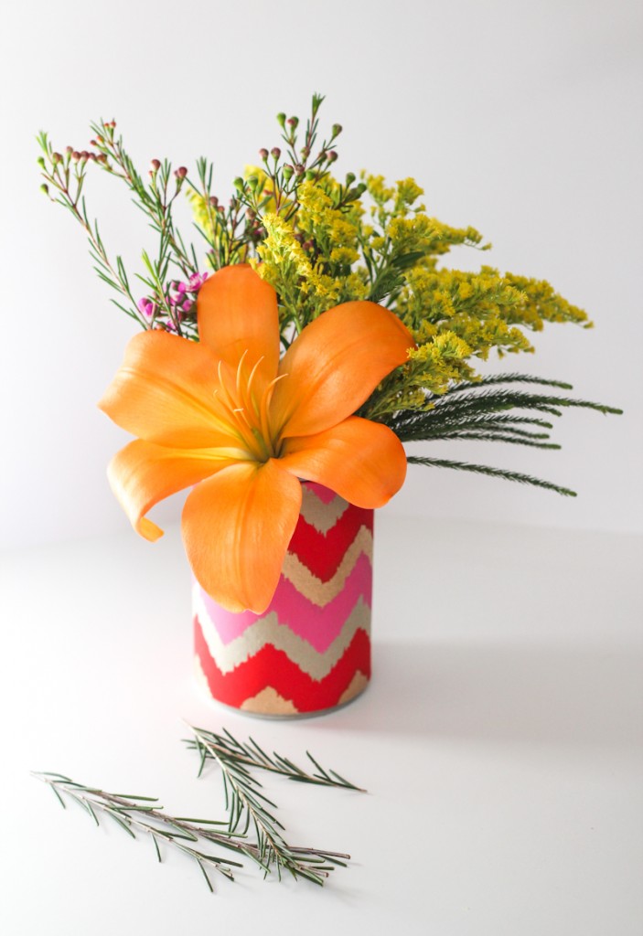 DIY Soup Can Vases | The Crafted Life