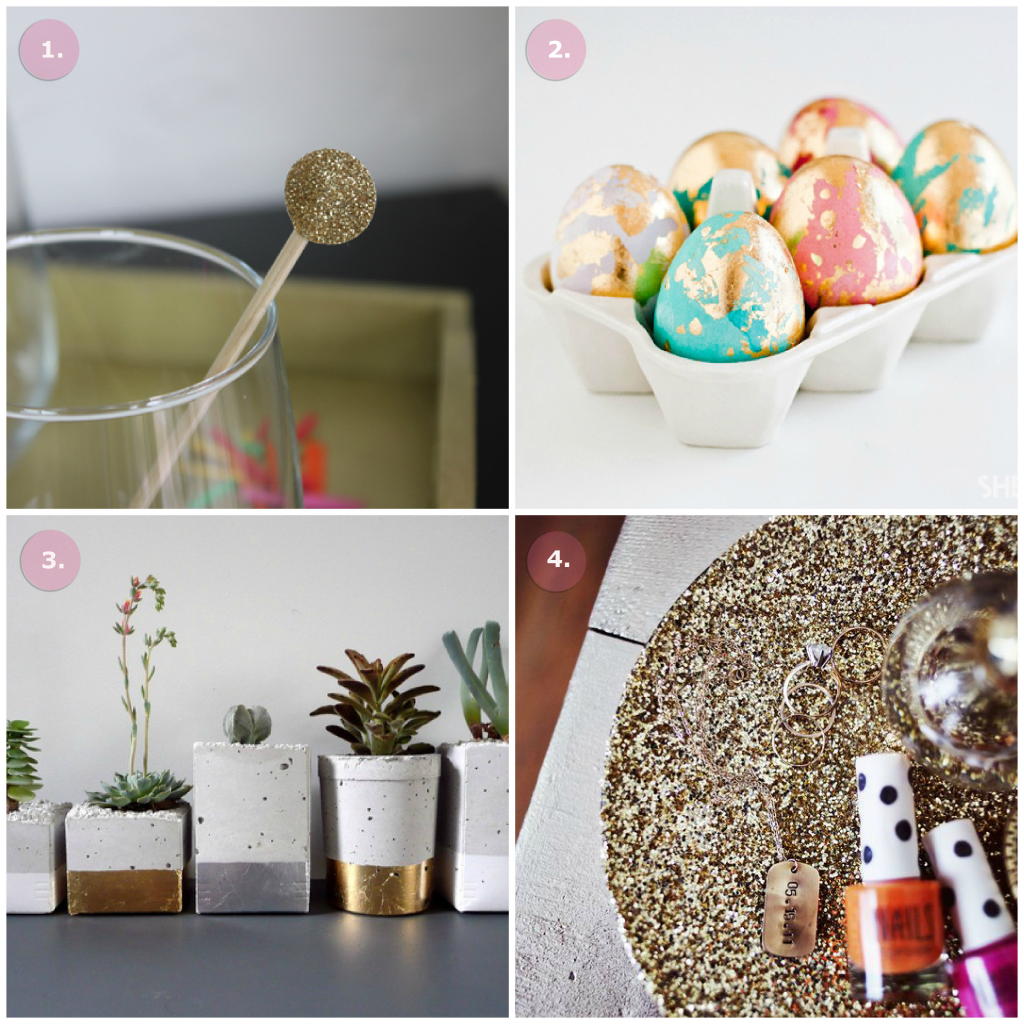 Must-Try Gold DIYS | The Crafted Life