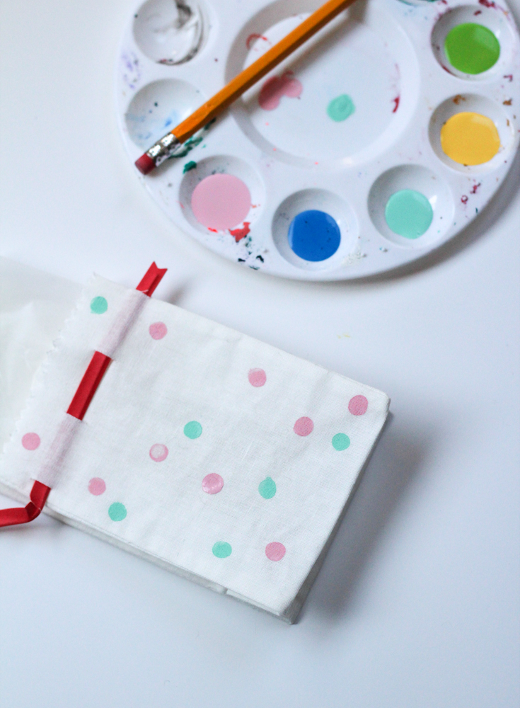 DIY Dotted Party Favor Bags | The Crafted Life