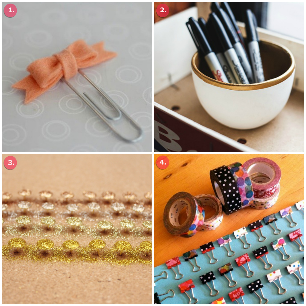 Must-Try Office Supply DIYS | The Crafted Life
