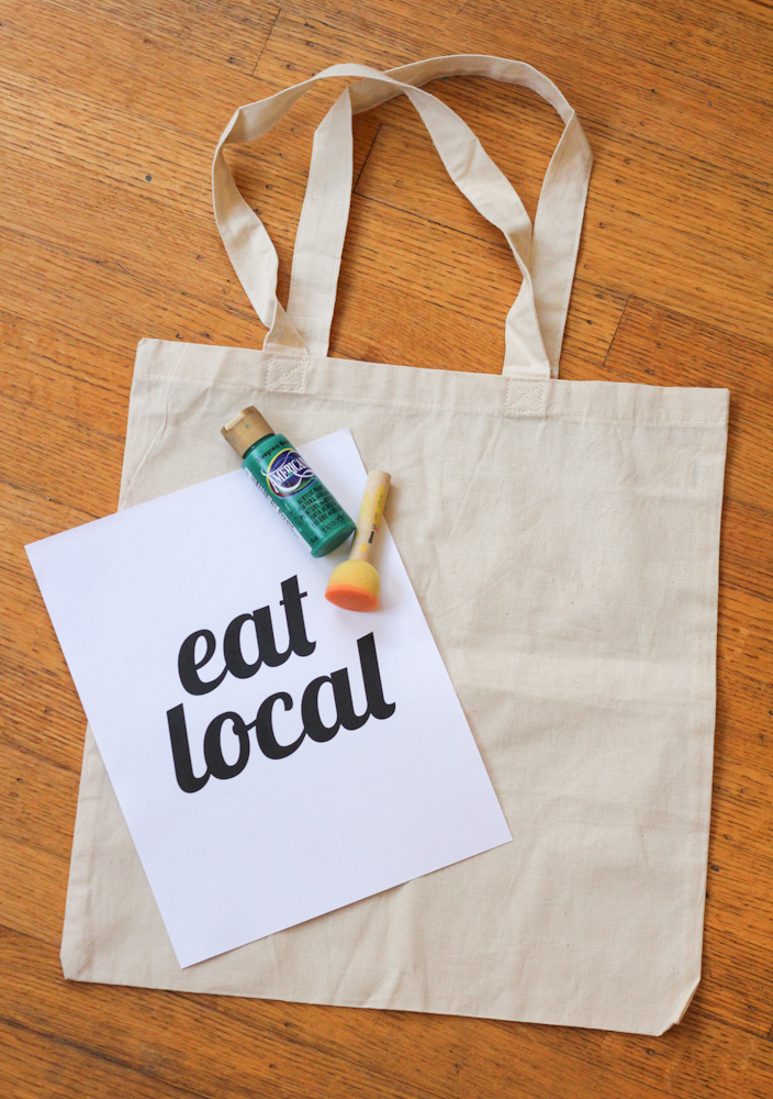 DIY Farmers' Market Tote | The Crafted Life