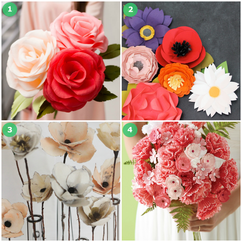 Must-Try Paper Flower DIYS | The Crafted Life
