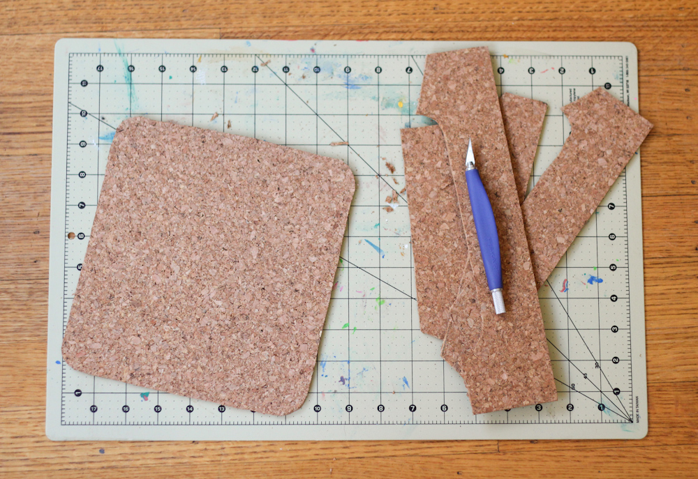 DIY Double Sided Cork Mousepad | The Crafted Life
