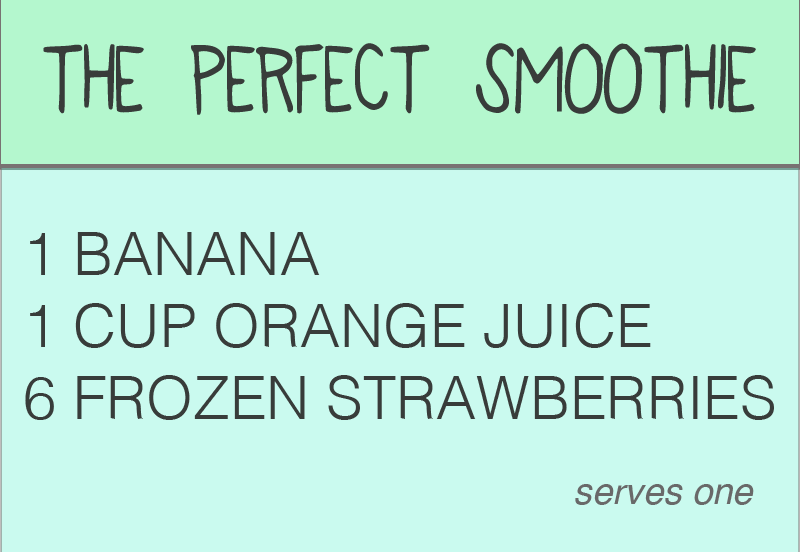 The Perfect Smoothie | The Crafted Life