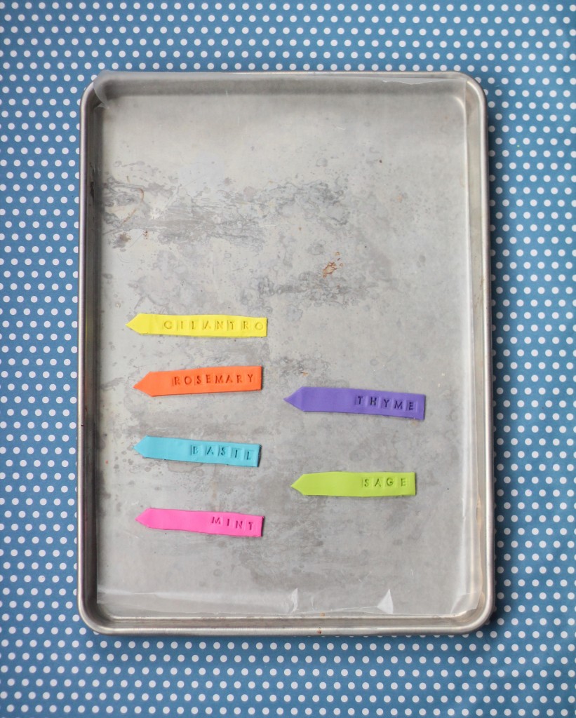 DIY Colored Herb Markers | The Crafted Life