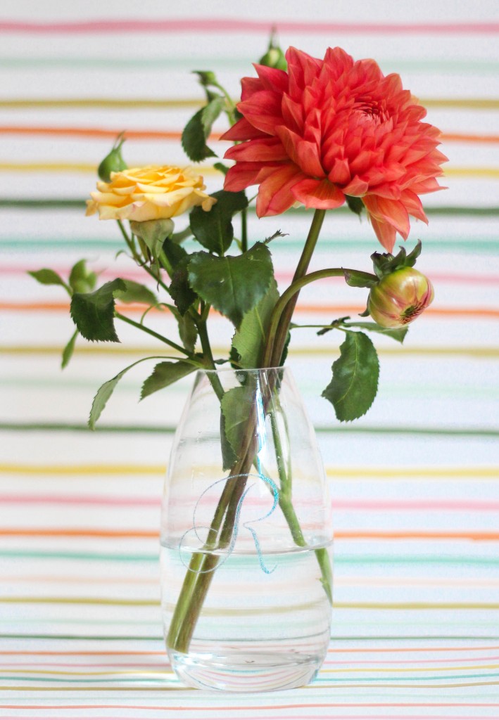 DIY Monogrammed Vase | The Crafted Life