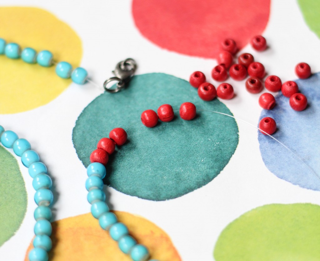 DIY Color Blocked Necklace | The Crafted Life