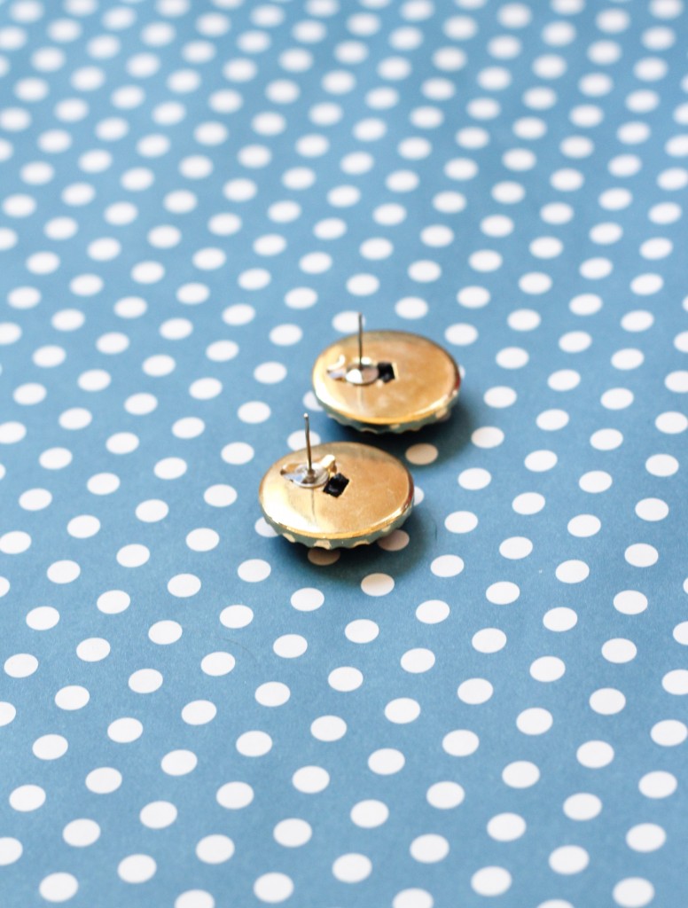 DIY Button Earrings | The Crafted Life