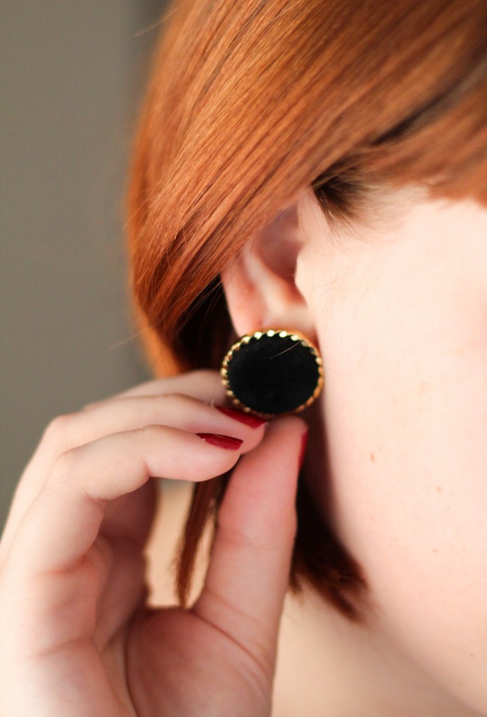 DIY Button Earrings | The Crafted Life