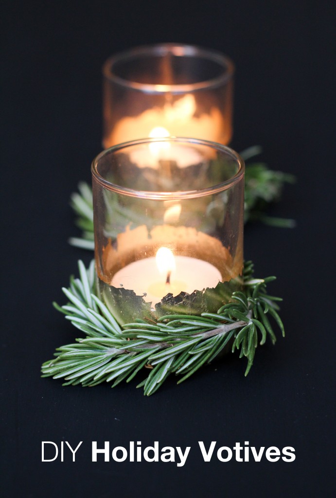 DIY Holiday Votives | The Crafted Life