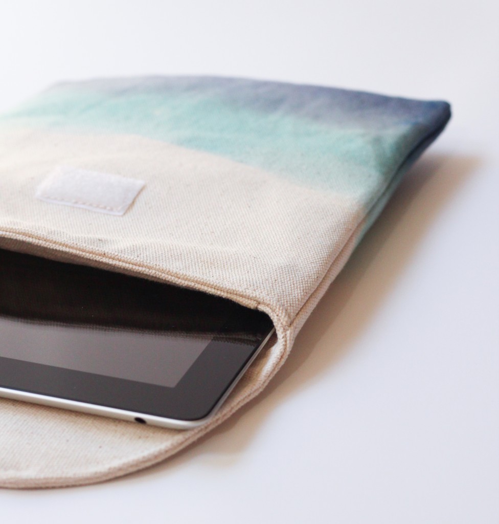 DIY Dip Dyed iPad Case | The Crafted Life