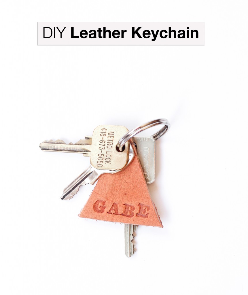DIY Leather Keychain | The Crafted Life