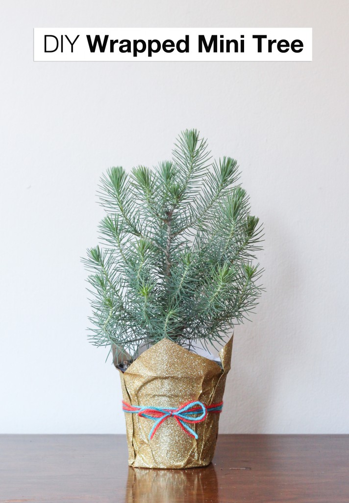 DIY Wrapped Mini Tree | The Crafted Life
