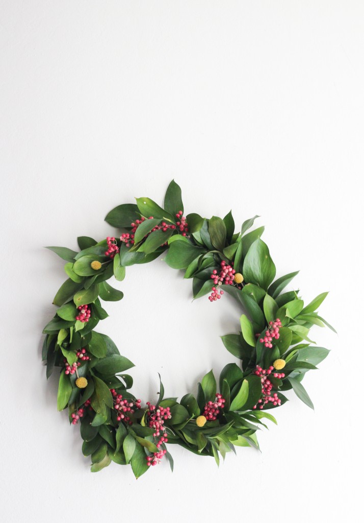 DIY Non-Traditional Holiday Wreath | The Crafted Life