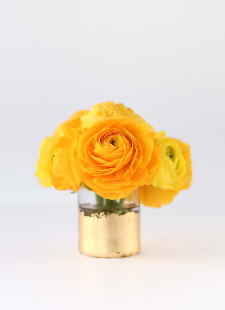 DIY Gold Foil Vase | The Crafted Life