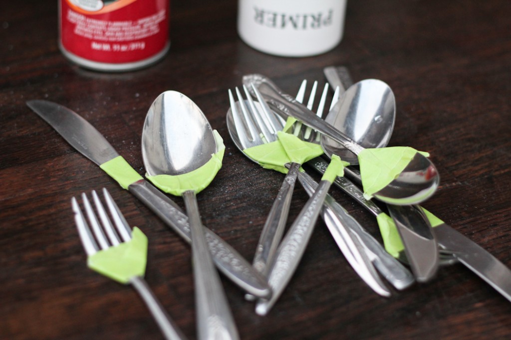 Painted Silverware | The Crafted Life