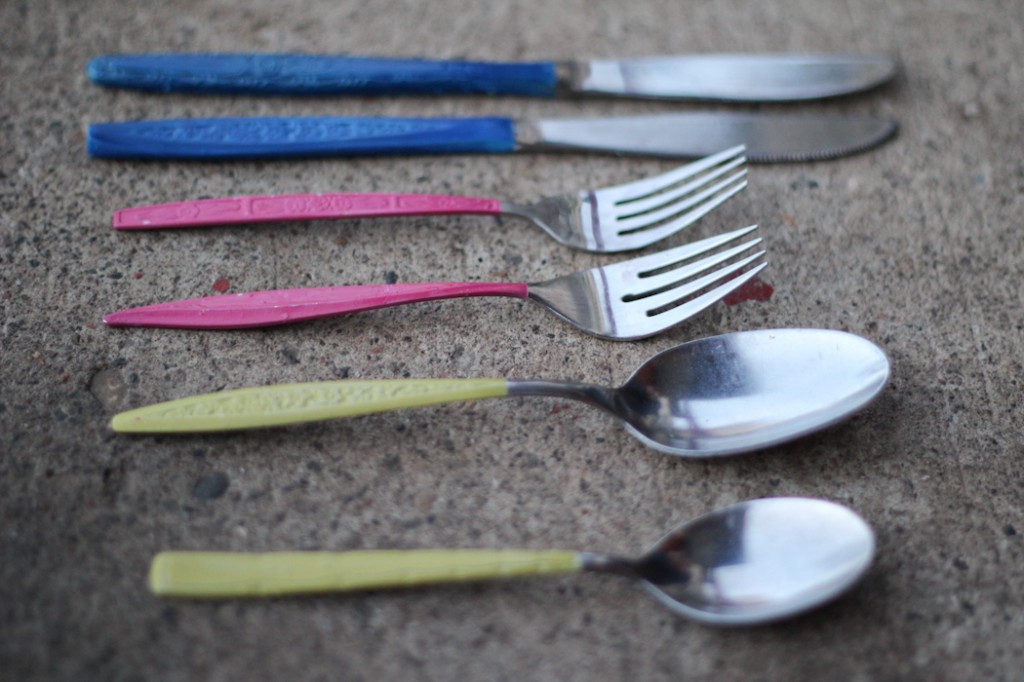 Painted Silverware | The Crafted Life