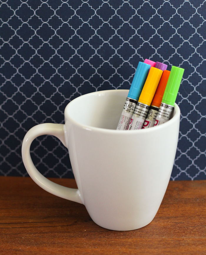 DIY Painted Mugs | The Crafted Life