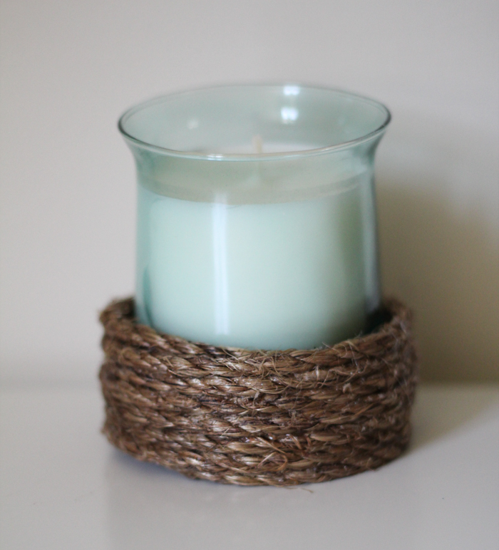 Rope Candle Holders | The Crafted Life