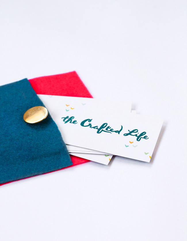 DIY Business Card Holder | The Crafted Life