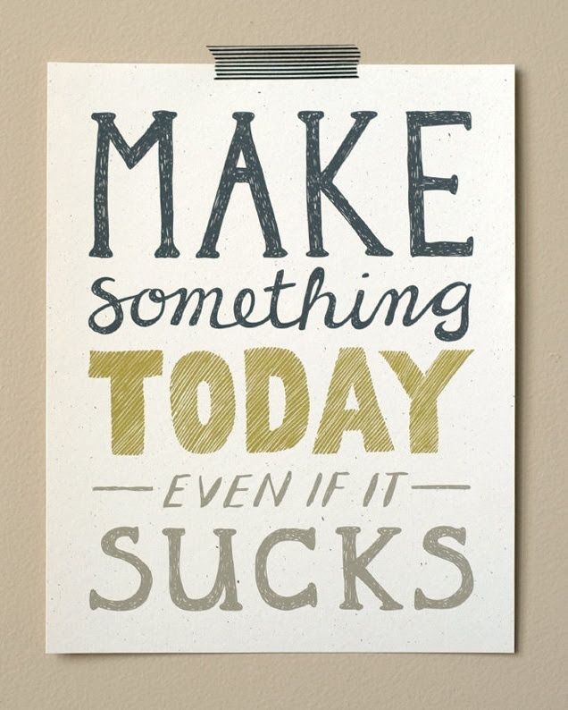 Make something art print by Wit & Whistle