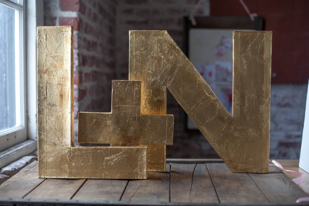 Learn how to make these 3-d monogram letters in Lia Griffith's Creativebug course. Click through for promo code! 