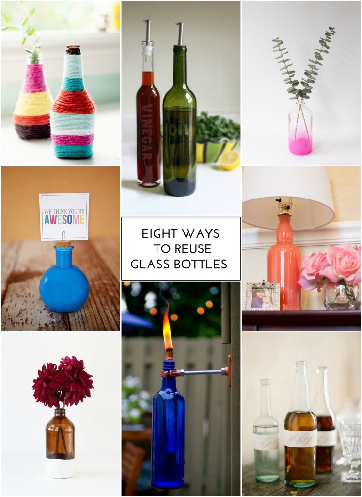 8 Ways to Reuse Glass Bottles