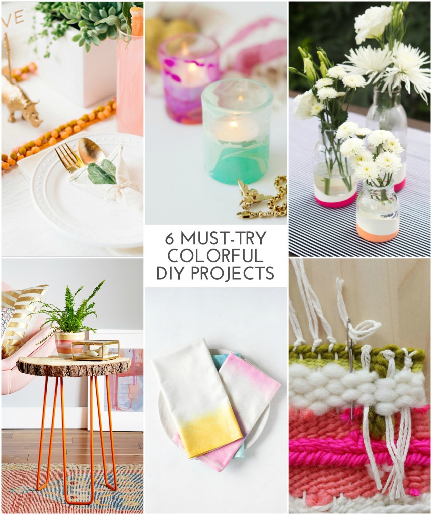 6 Must-Try Colorful DIYS