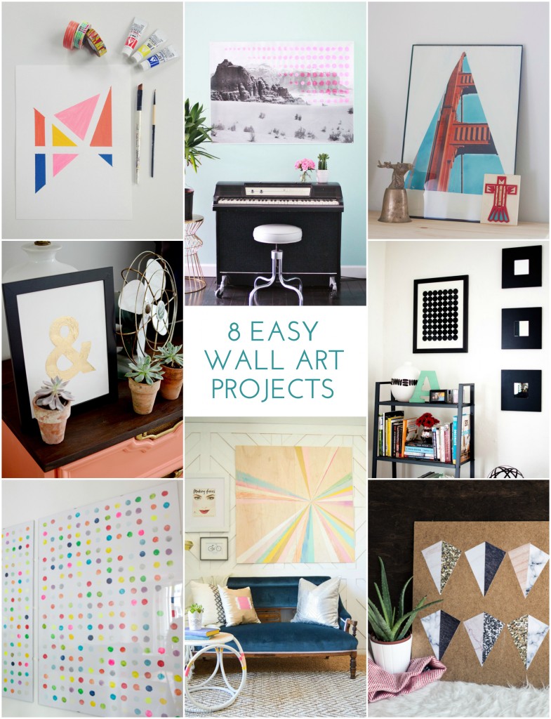 8 Easy Wall Art Projects