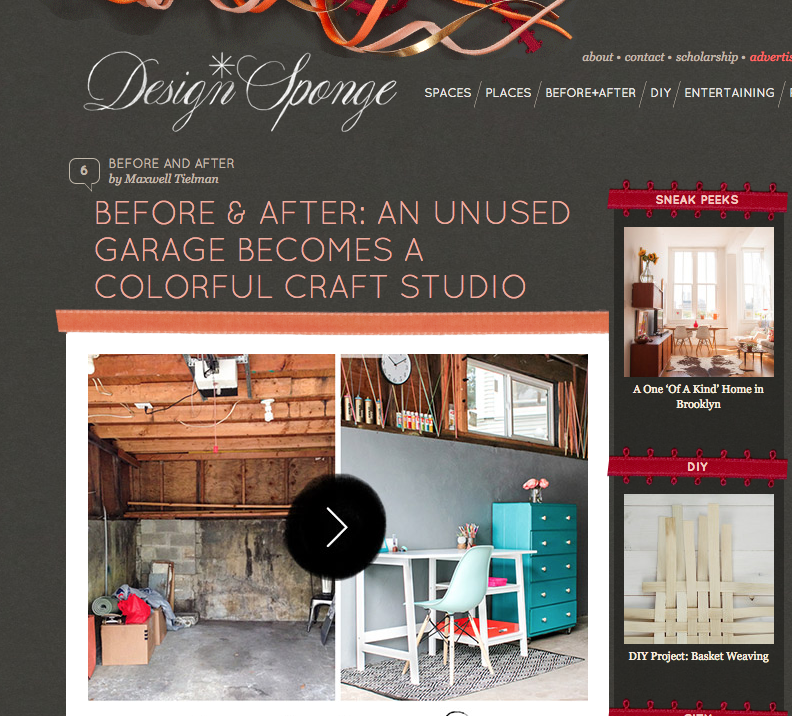 The Crafted Life on Design Sponge