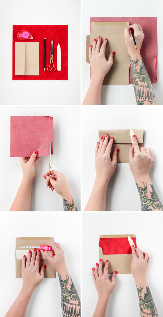 How to Line Envelopes 