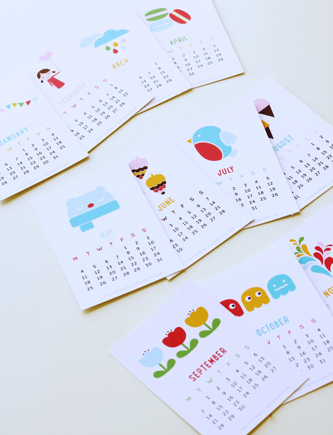 6 Free Calendar Printables for 2015