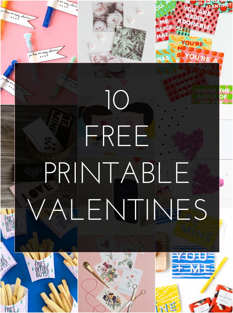 10 Free Printable Valentines