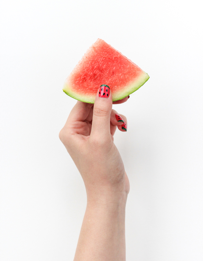 Get your nails ready for summer with this watermelon nail art tutorial!