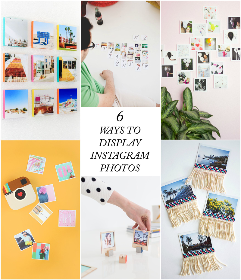 6 Ways to Display your Instagram Photos