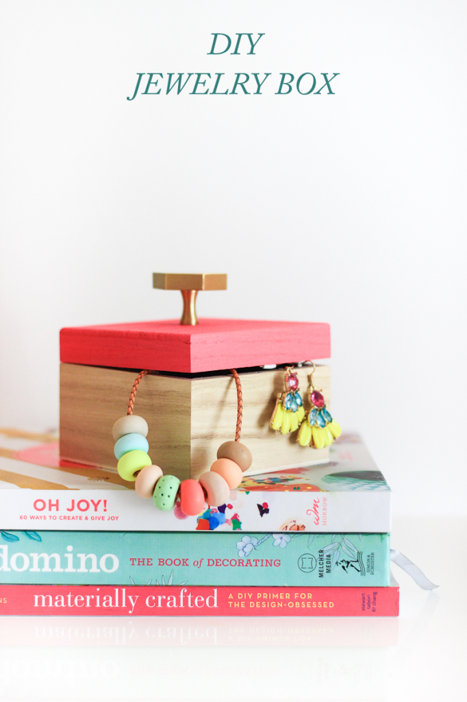 Learn to make this custom diy jewelry box in only 10 minutes!
