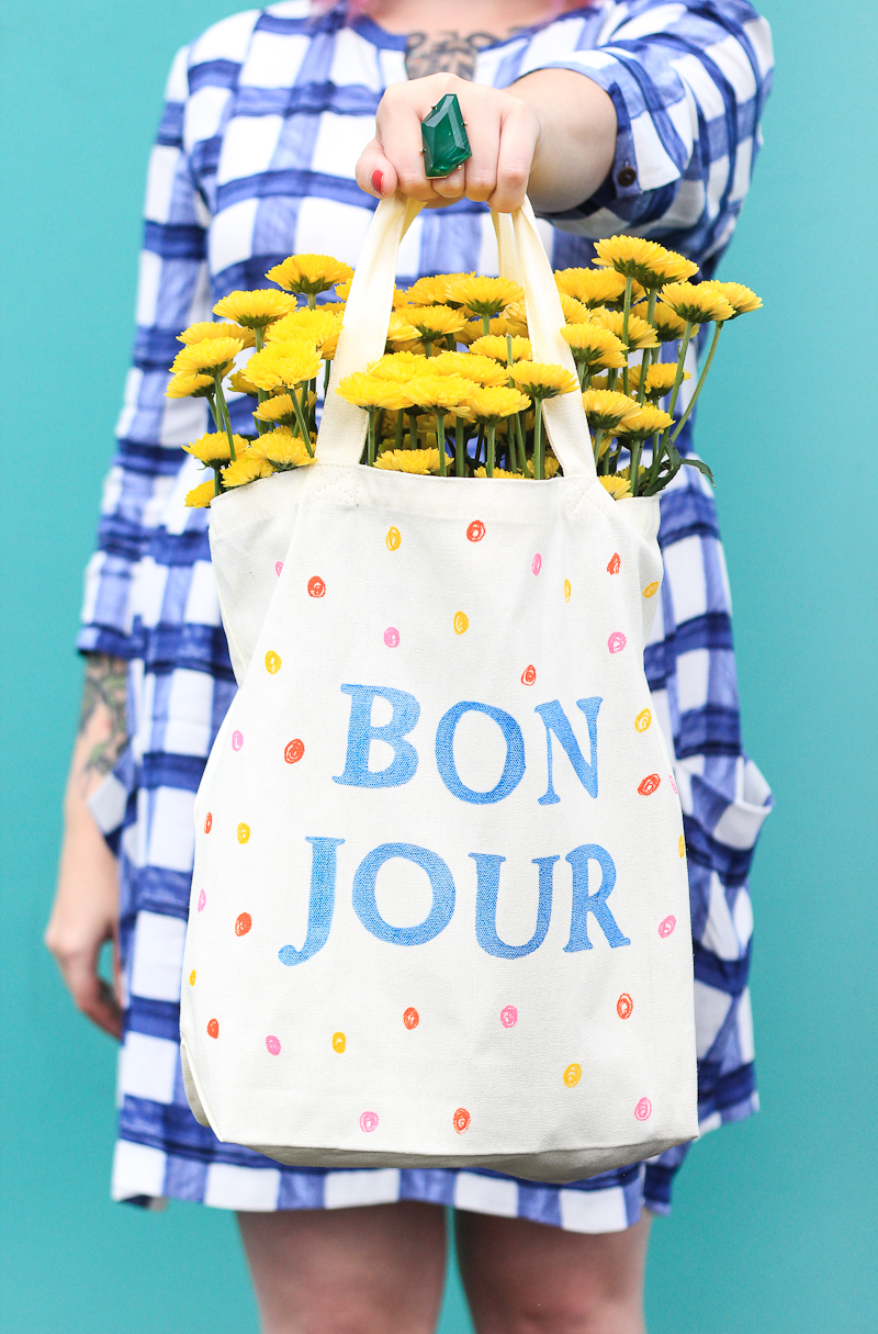 Learn to make this washable market tote in only 30 minutes!