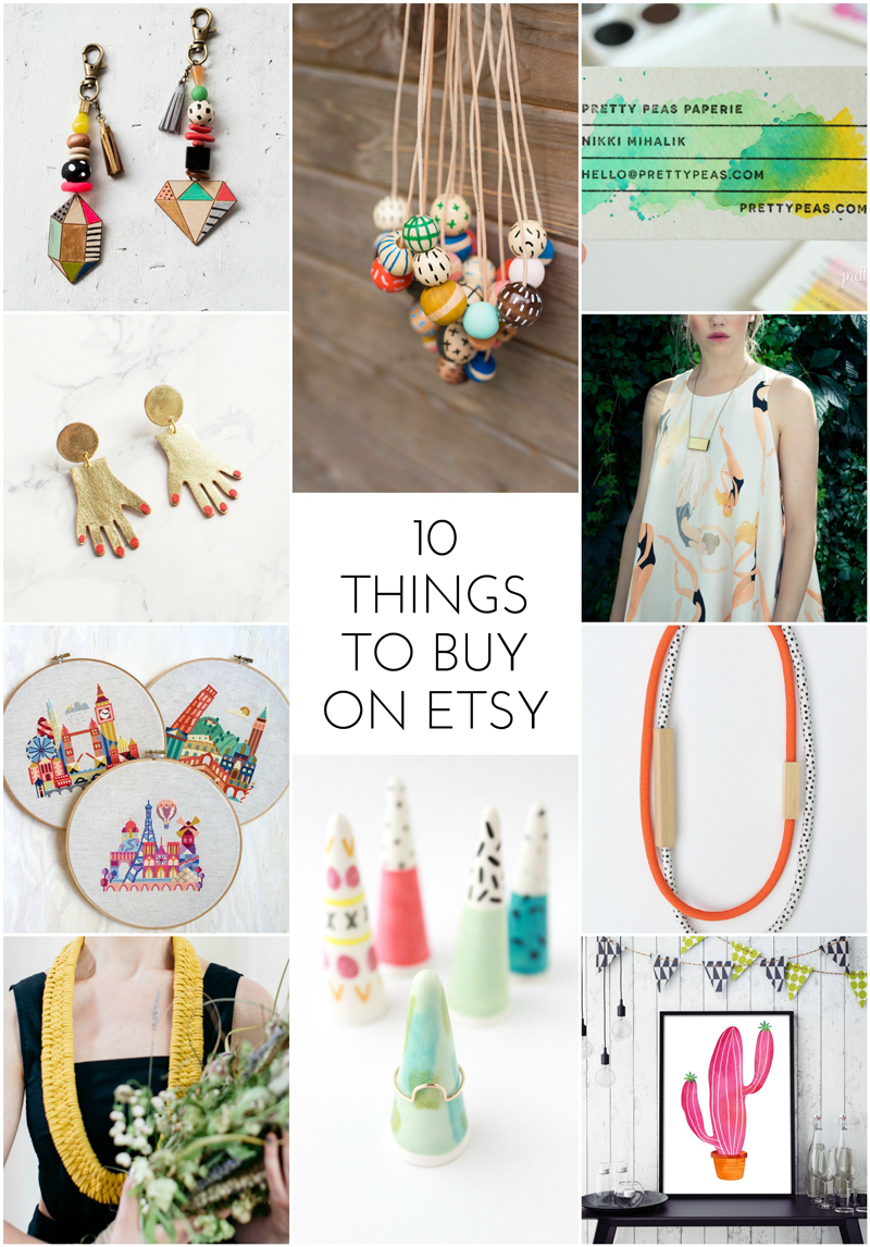 10 Things to buy on Etsy