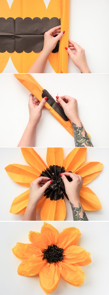DIY Tissue Paper Flower