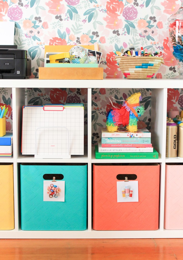 A tour of @thecraftedlife's home office + diy storage boxes