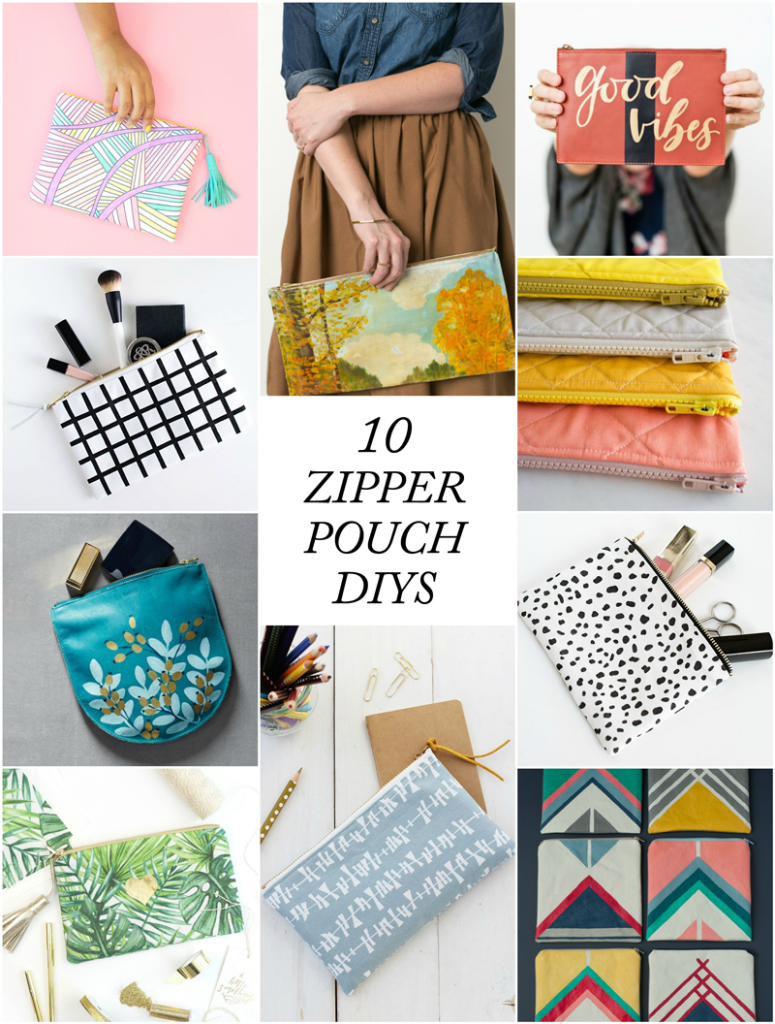 10 Must-Try Zipper Pouch Tutorials