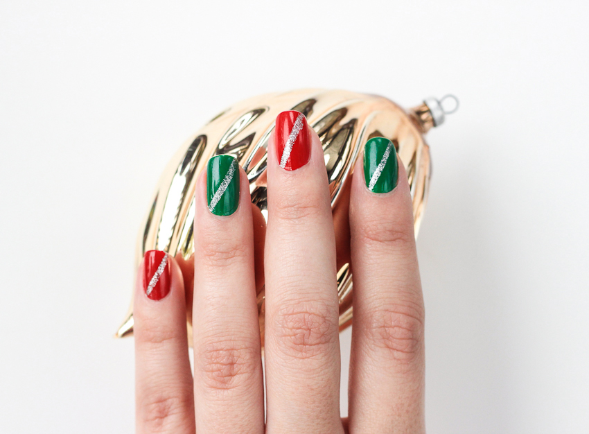 Get your nails holiday party ready with this easy manicure tutorial!