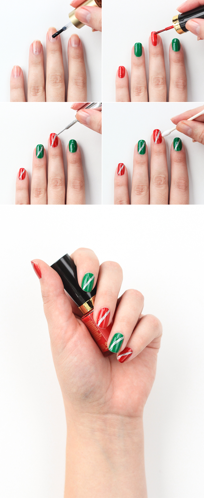 Get your nails holiday party ready with this easy manicure tutorial!