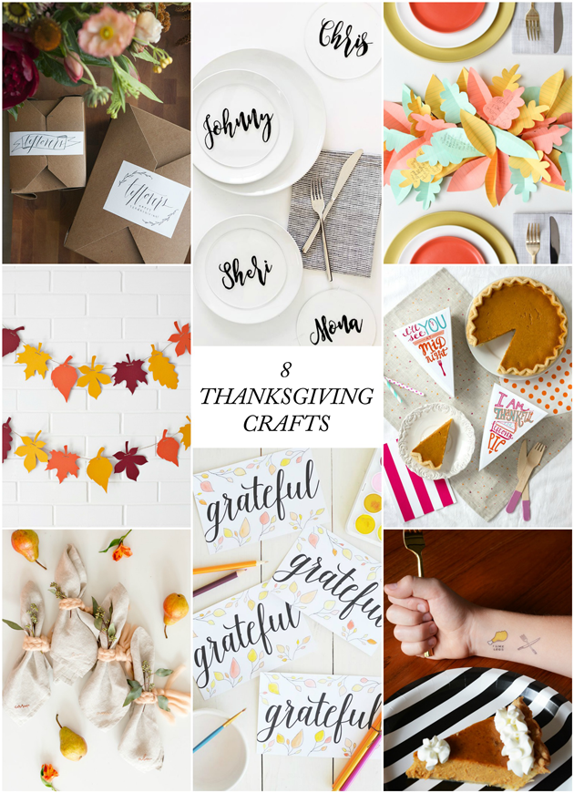 Having guests over this Thanksgiving? Try these 8 craft projects to make your holiday one to remember!